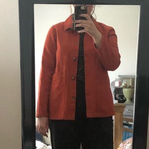 ASOS Orange Denim Chore Coat / Jacket / Shacket